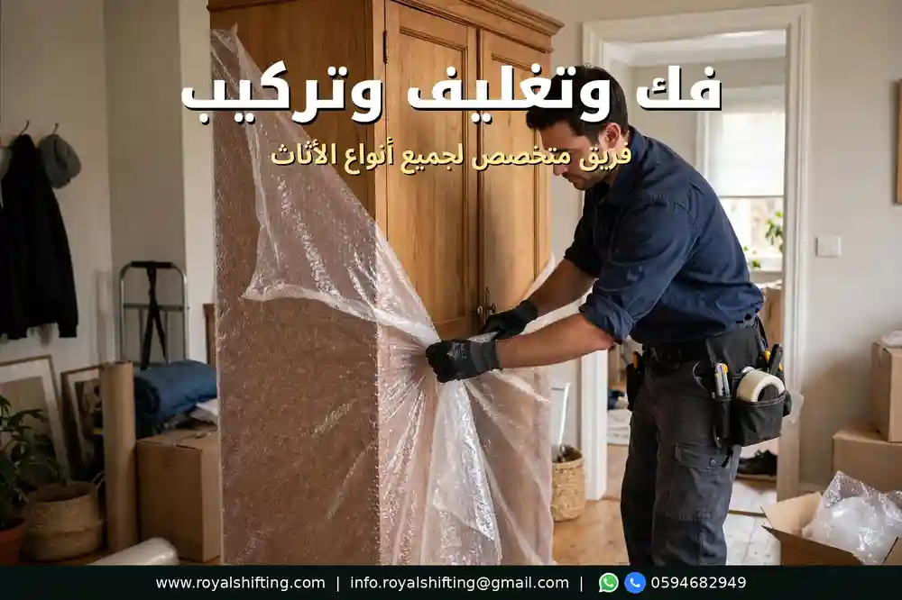 خطوات تغليف العفش الاحترافية